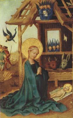 Stefan Lochner Adoration of the Child (mk08) Germany oil painting art
